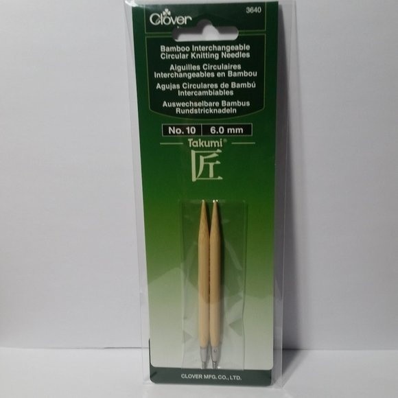 Other - Clover Takumi Interchangeable Knitting Needles #10